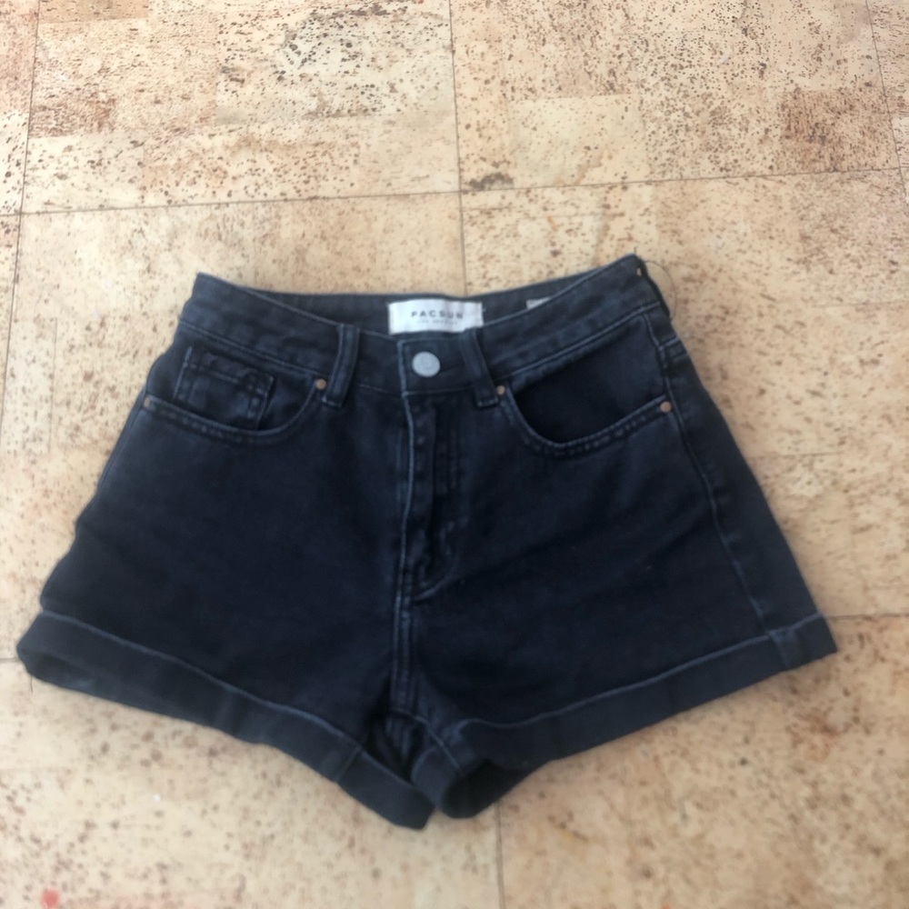 Black pacsun jean shorts